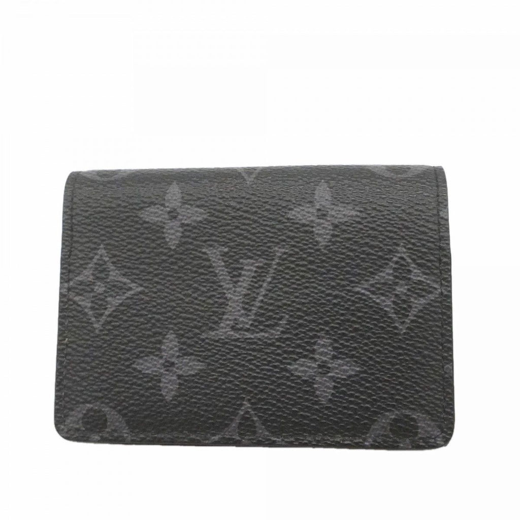Louis Vuitton Business Card Holder Monogram Eclipse Black