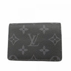 Louis Vuitton Business Card Holder Monogram Eclipse Black