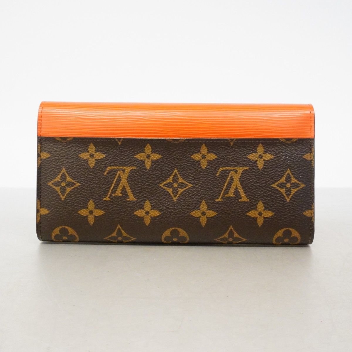 Louis Vuitton Trifold Wallet Monogram Epi Portefeuille Marie Louron Brown Piment — view 8