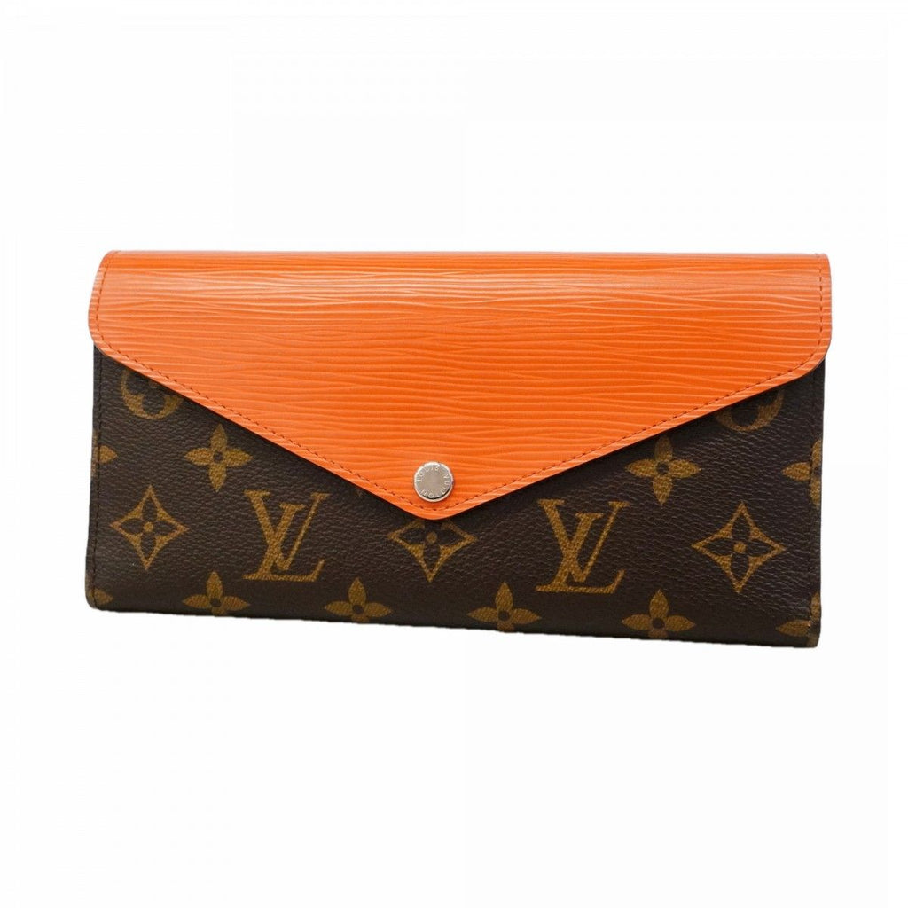 Louis Vuitton Trifold Wallet Monogram Epi Portefeuille Marie Louron Brown Piment