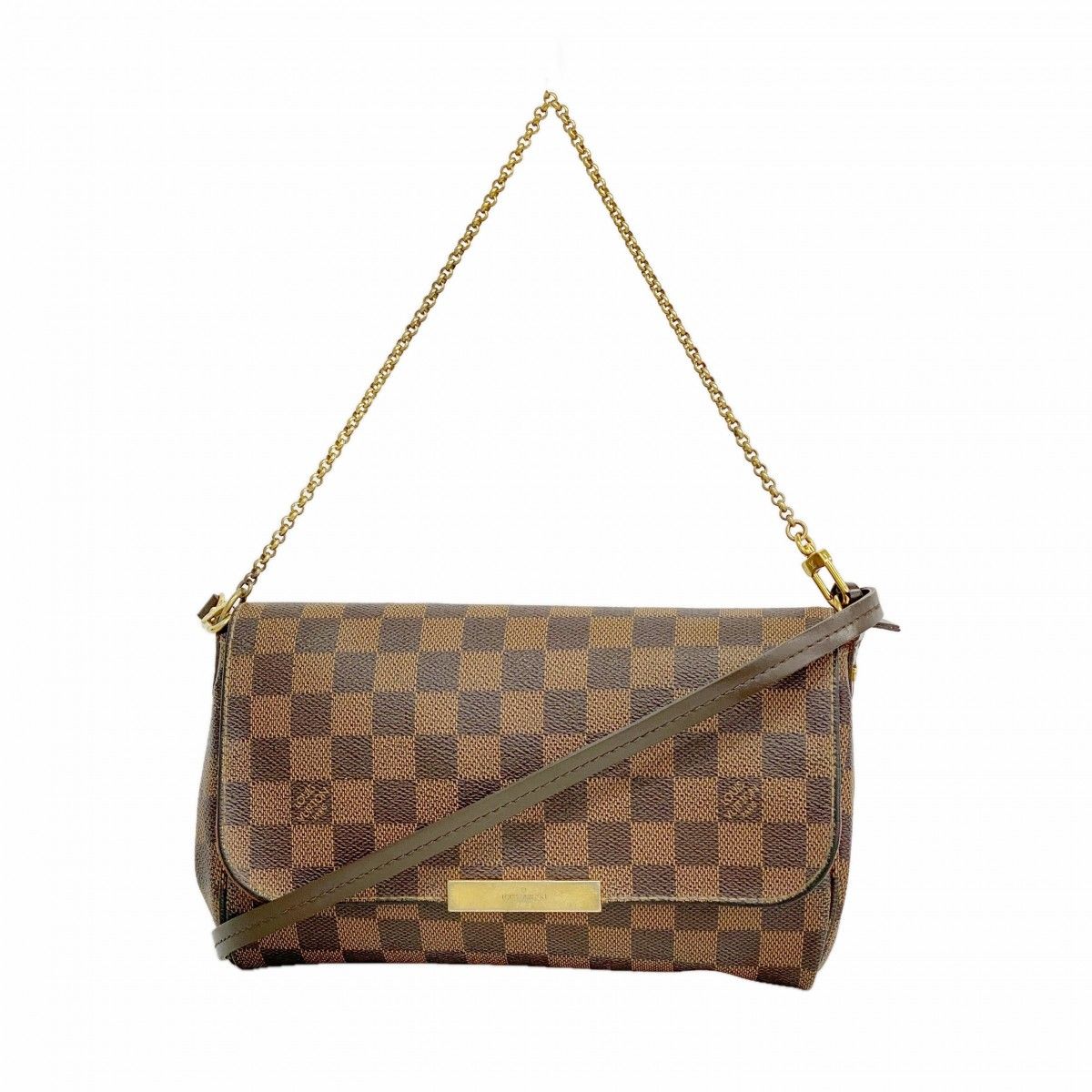 Louis Vuitton Handbag Damier Favorite MM Ebene 2-Way