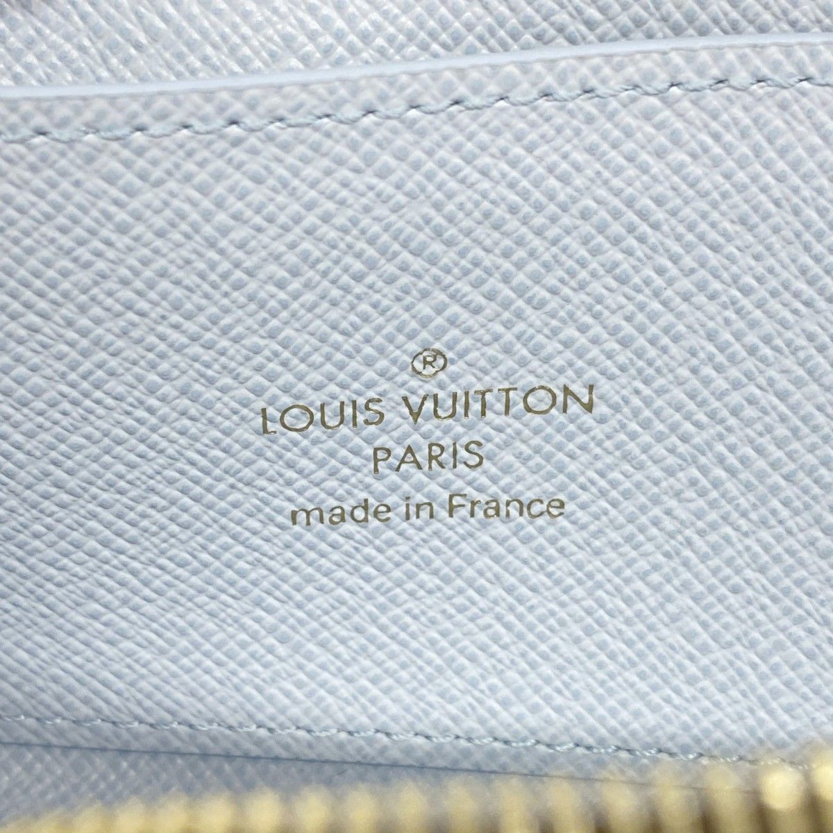 Louis Vuitton Coin Case Monogram Porte Cles Noah Brown Olympe Blue — view 4