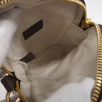 Gucci Shoulder Bag Sherry Line Jumbo GG Canvas Brown Gold — view 4