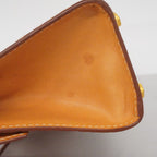 Celine Handbag C Macadam Leather Brown Gold — view 9
