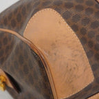Celine Boston Bag Macadam Brown Gold — view 6
