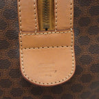 Celine Boston Bag Macadam Brown Gold — view 5