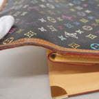 Louis Vuitton Trifold Wallet Monogram Multicolor Porte Tresor International Noir — view 5