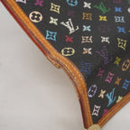 Louis Vuitton Trifold Wallet Monogram Multicolor Porte Tresor International Noir — view 8