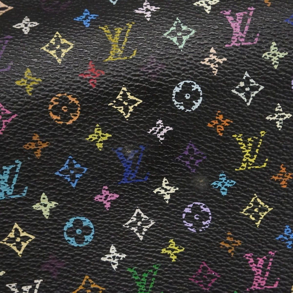 Louis Vuitton Trifold Wallet Monogram Multicolor Porte Tresor International Noir — view 9