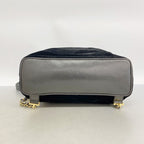 Chanel Backpack Velour Black Gold — view 3