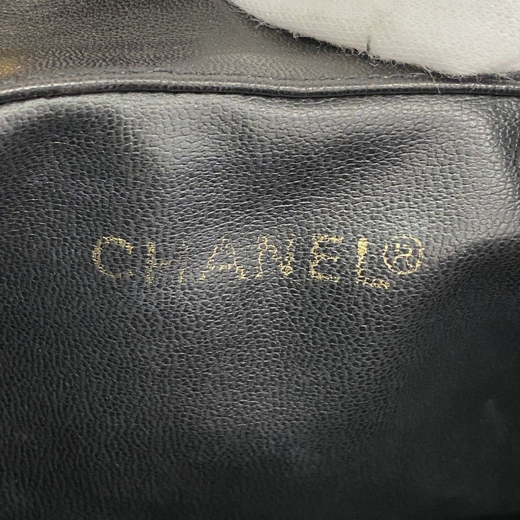 Chanel Backpack Velour Black Gold — view 5