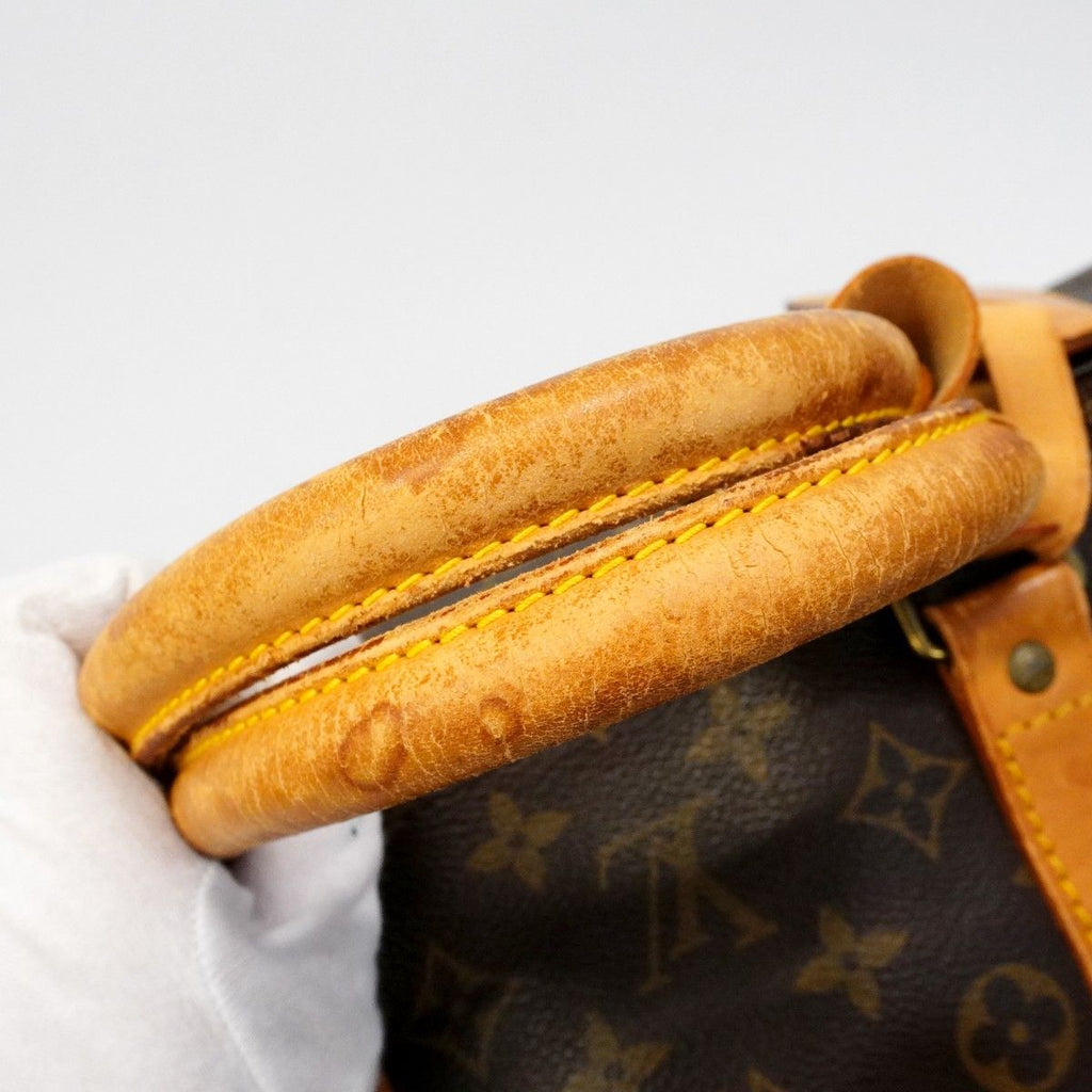 Louis Vuitton Boston Bag Monogram Keepall Bandouliere 55 Brown — view 9