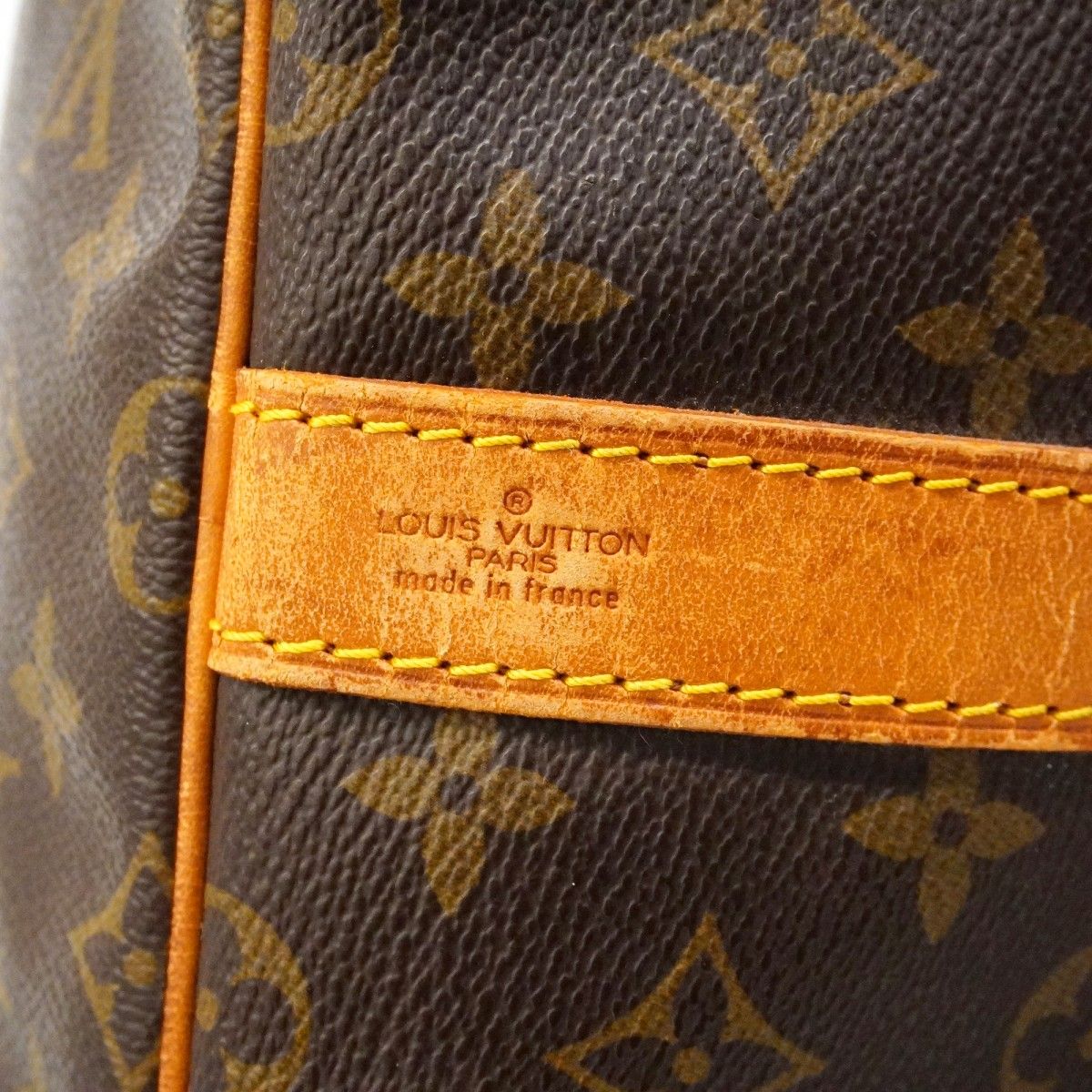 Louis Vuitton Boston Bag Monogram Keepall Bandouliere 55 Brown — view 5
