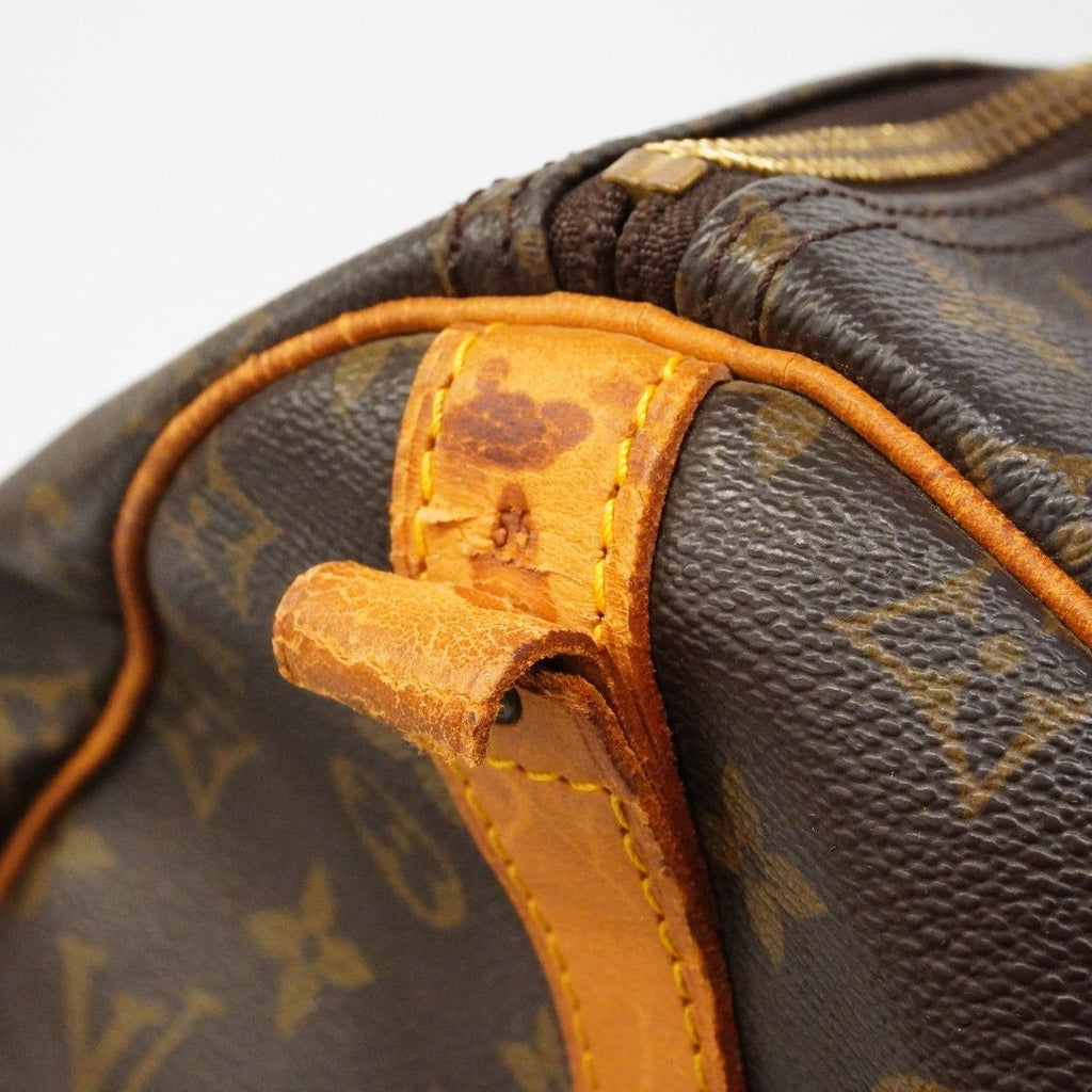 Louis Vuitton Boston Bag Monogram Keepall Bandouliere 55 Brown — view 6