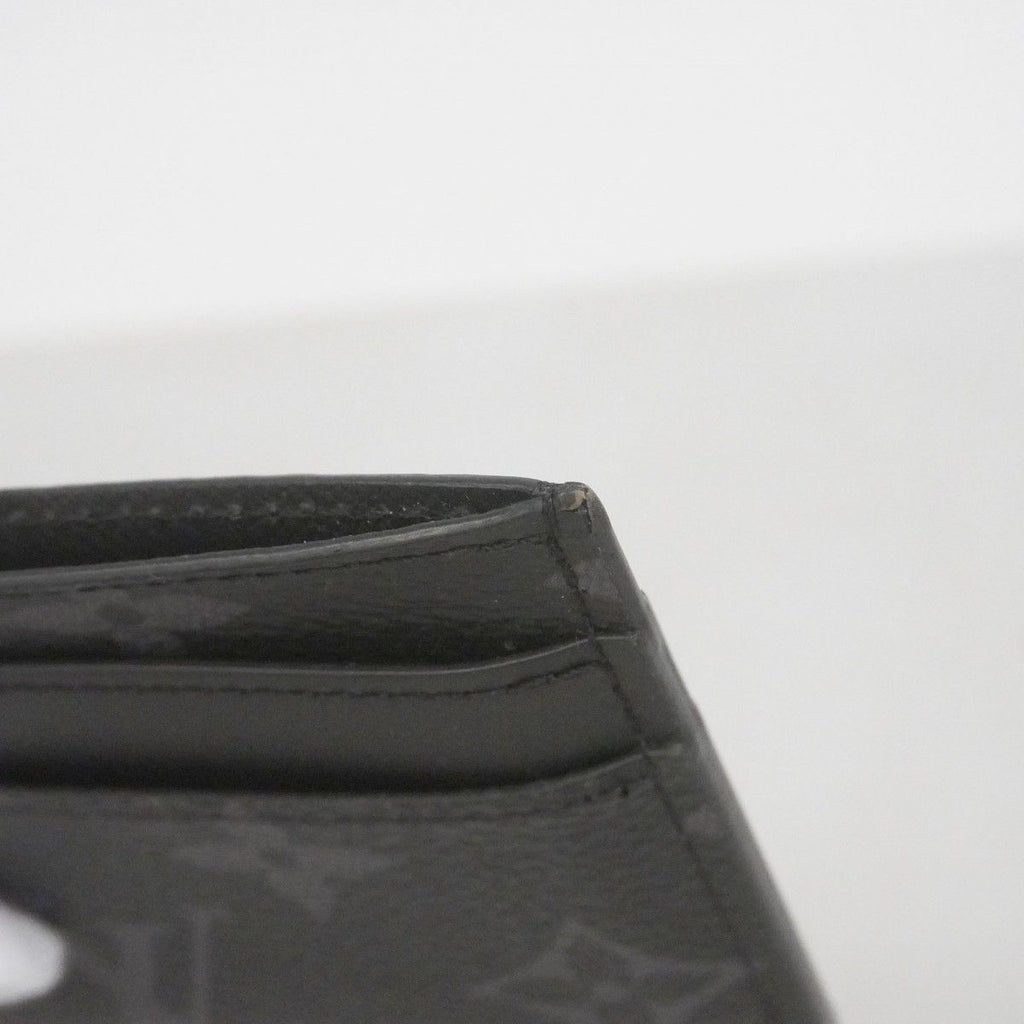 Louis Vuitton Card Case Monogram Eclipse Holder Double Black — view 5