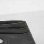 Louis Vuitton Card Case Monogram Eclipse Holder Double Black — view 5