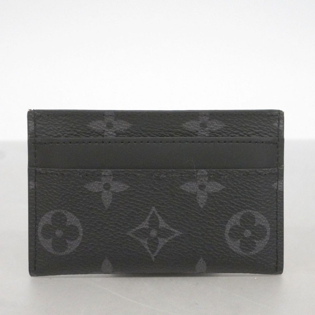 Louis Vuitton Card Case Monogram Eclipse Holder Double Black — view 8