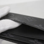 Louis Vuitton Card Case Monogram Eclipse Holder Double Black — view 6