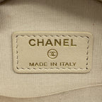 Chanel Shoulder Bag Quilted Lambskin Beige Gold — view 5