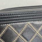 Chanel Wallet Boy Leather Black Gold — view 5