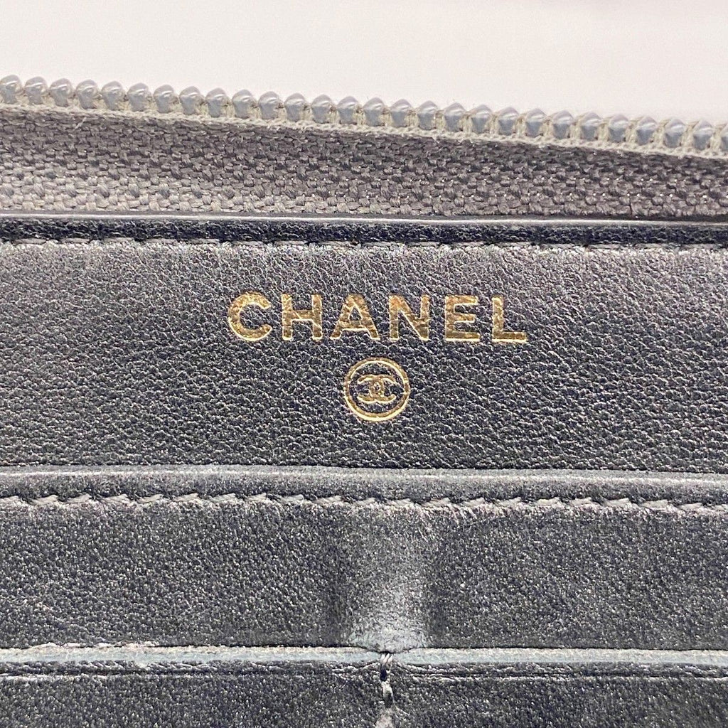 Chanel Wallet Boy Leather Black Gold — view 4