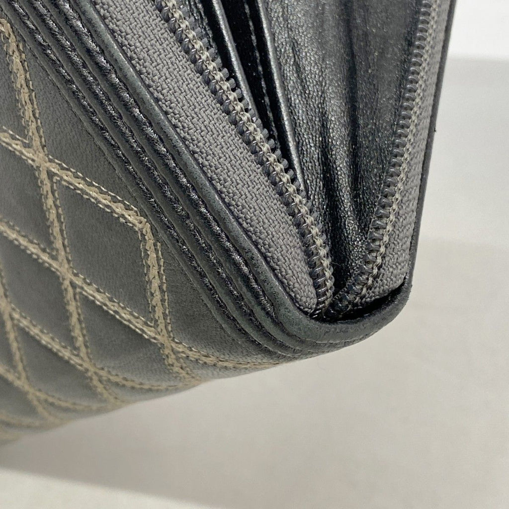 Chanel Wallet Boy Leather Black Gold — view 7