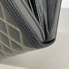 Chanel Wallet Boy Leather Black Gold — view 7