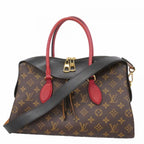 Louis Vuitton Handbag Monogram Roulis Tote Brown Noir 2-Way