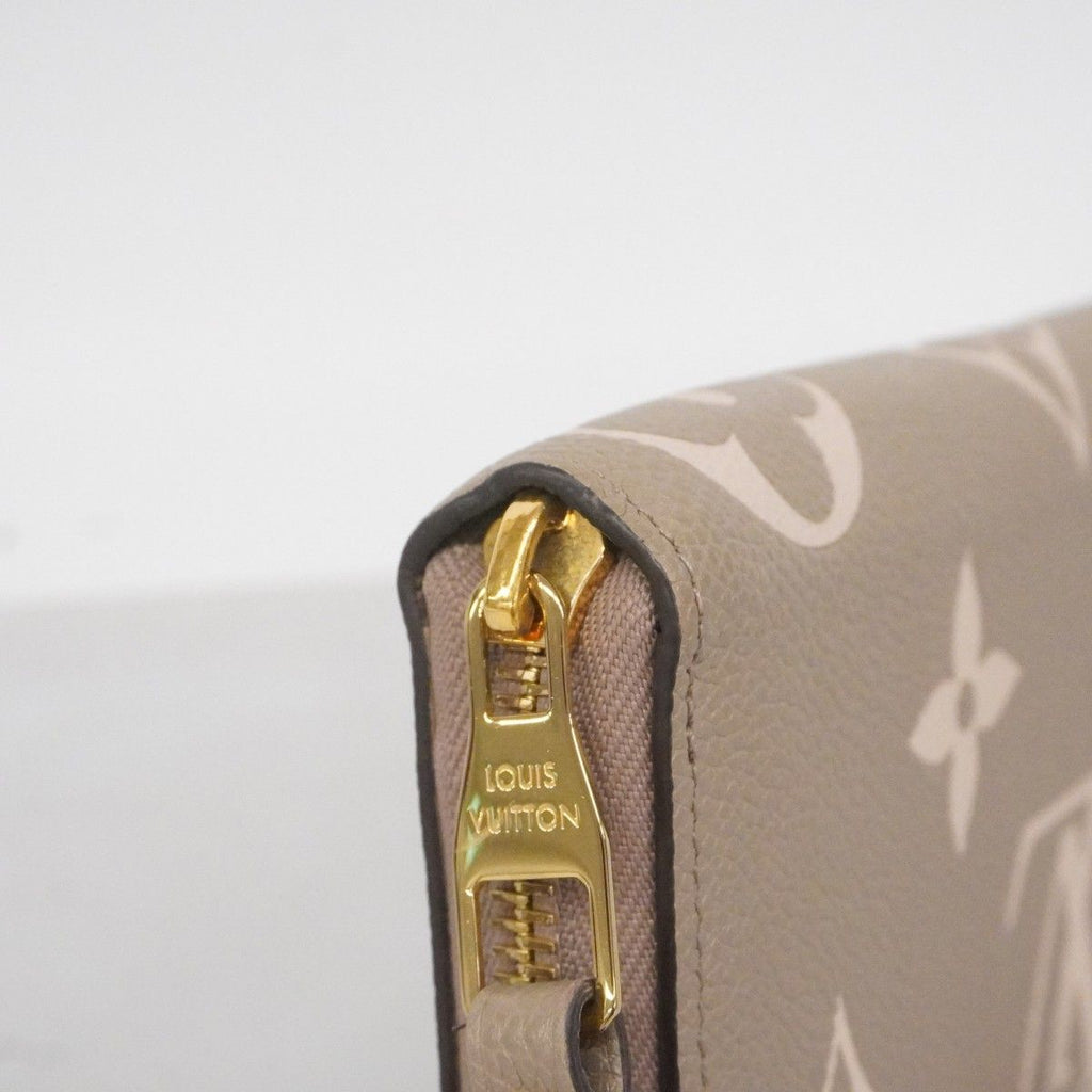 Louis Vuitton Wallet Monogram Empreinte Bicolor Zippy Tourtle le Cream — view 9