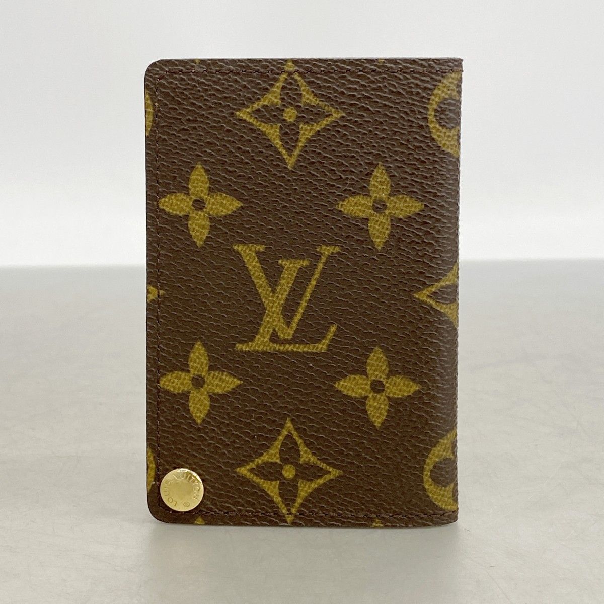 Louis Vuitton Card Case Monogram Holder Cles Depression Brown — view 7