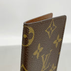 Louis Vuitton Card Case Monogram Holder Cles Depression Brown — view 5