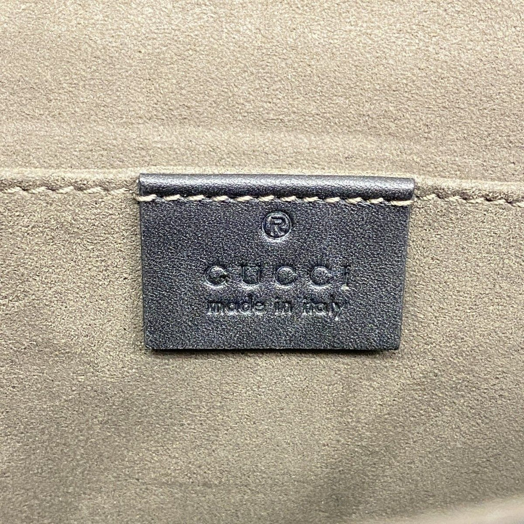 Gucci Clutch Carre Ido Star Black Brown Silver — view 5