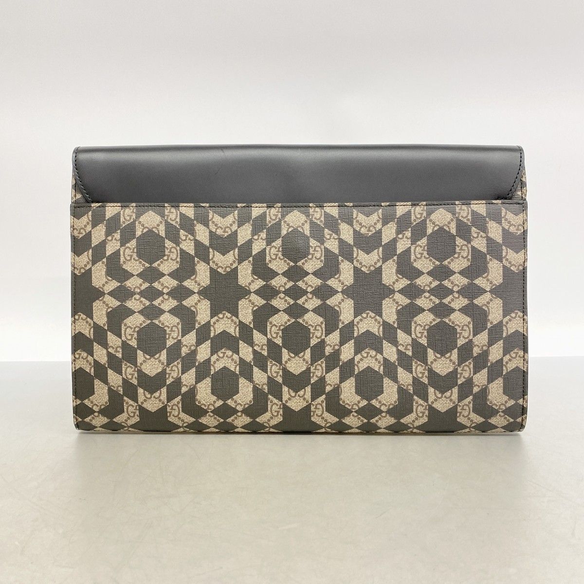 Gucci Clutch Carre Ido Star Black Brown Silver — view 8