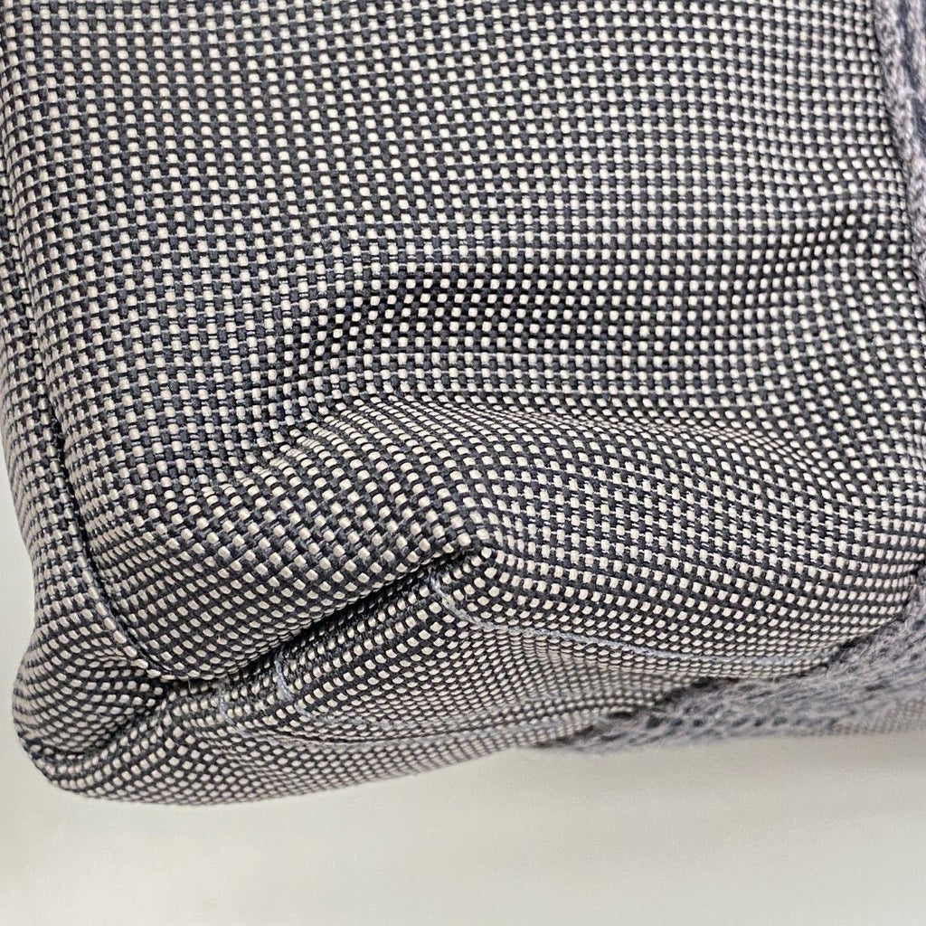 Hermes Tote Her Line Cabas Canvas Gray Silver — view 8