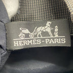 Hermes Tote Her Line Cabas Canvas Gray Silver — view 5