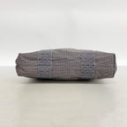 Hermes Tote Her Line Cabas Canvas Gray Silver — view 3