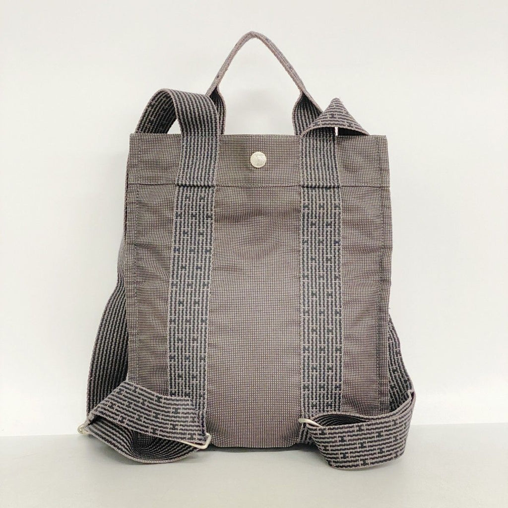 Hermes Backpack Her Line a Dos PM Canvas Gray Silver — view 9