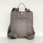 Hermes Backpack Her Line a Dos PM Canvas Gray Silver — view 9
