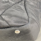 Chanel Tote Paris Biarritz Nylon Canvas Black Silver — view 8