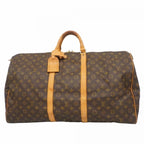 Louis Vuitton Boston Bag Monogram Keepall 60 Brown