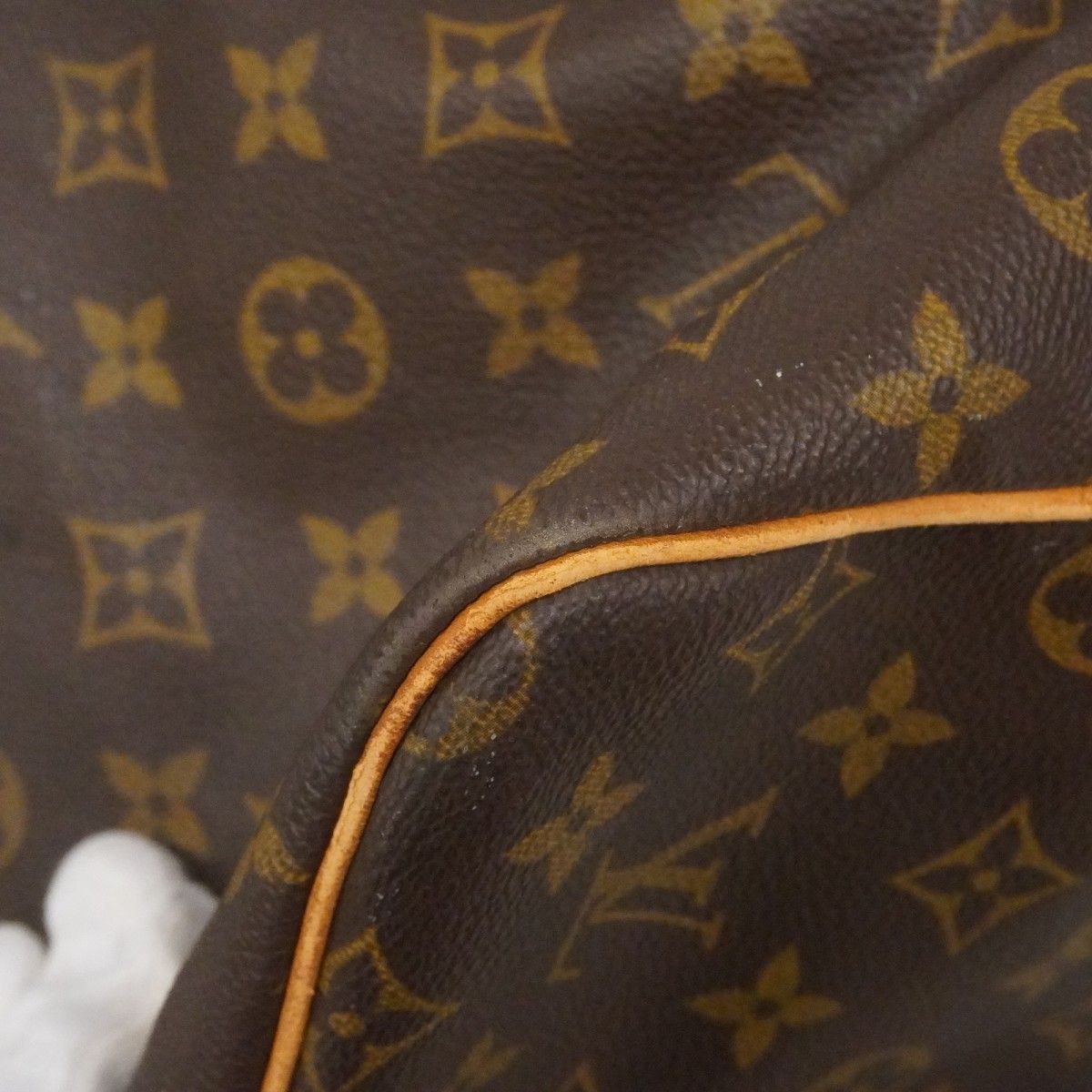 Louis Vuitton Boston Bag Monogram Keepall 60 Brown — view 9