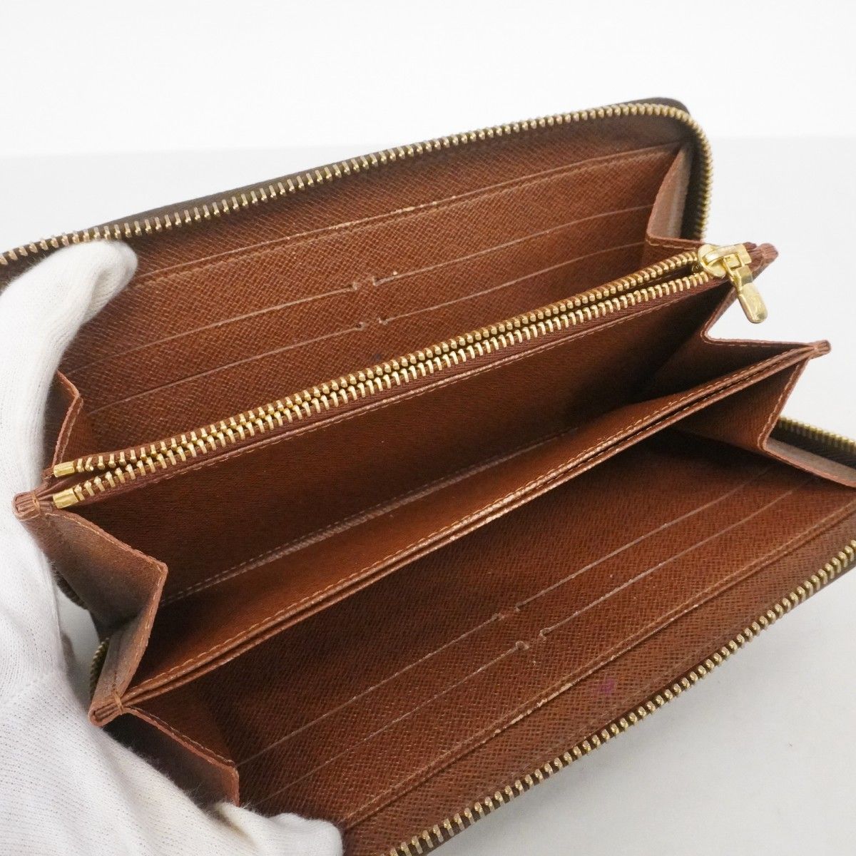 Louis Vuitton Wallet Monogram Zippy Brown — view 3
