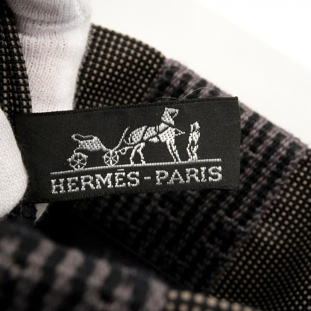 Hermes Shoulder Bag Her Line Pochette Canvas Gray — view 5