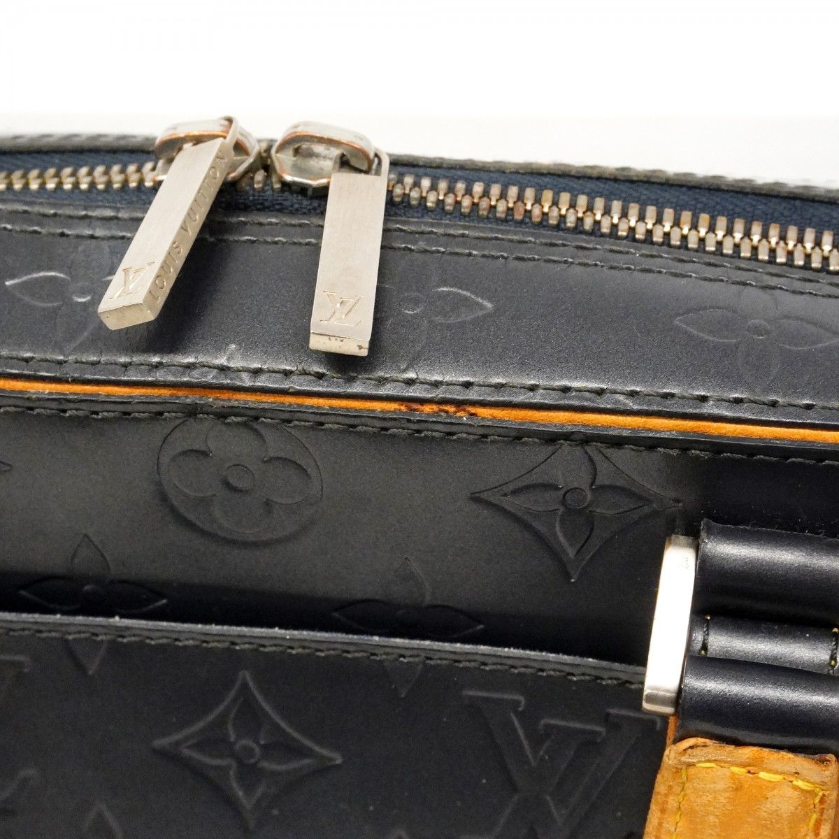Louis Vuitton Handbag Monogram Matt Shelton Blue — view 7