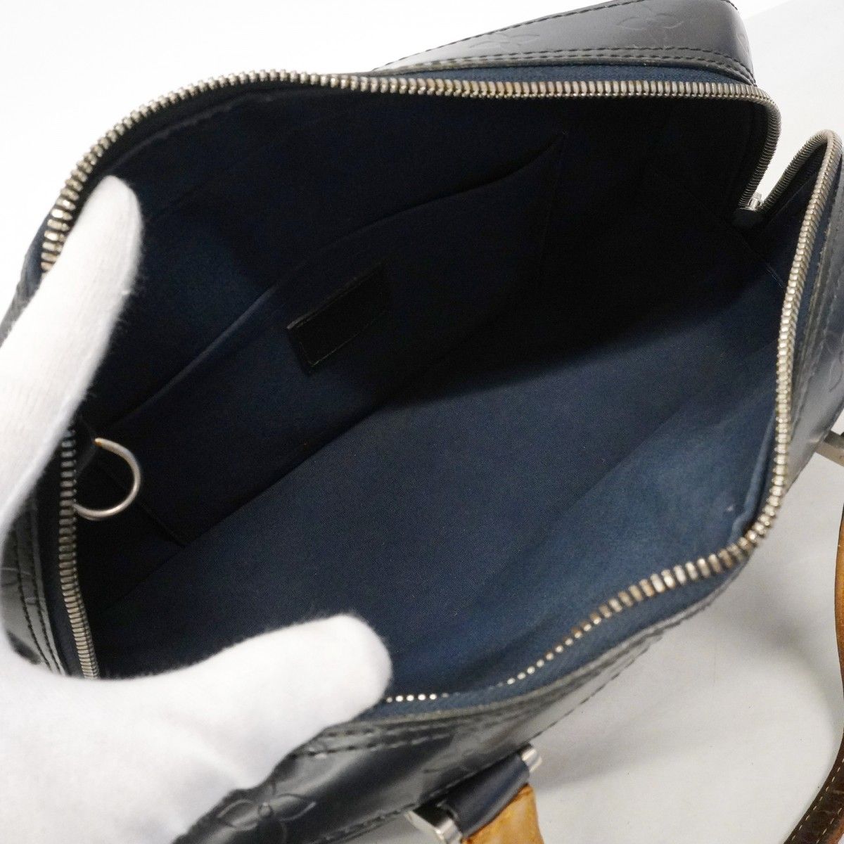 Louis Vuitton Handbag Monogram Matt Shelton Blue — view 4