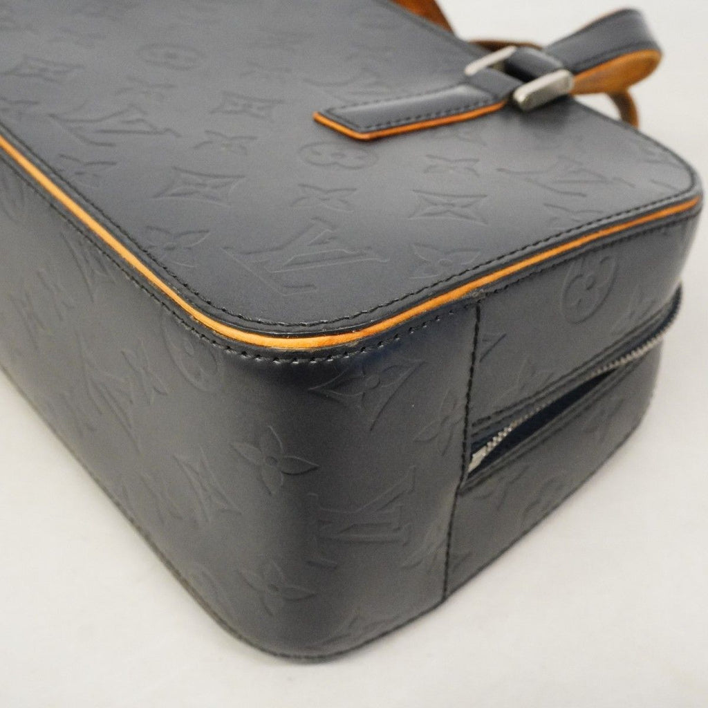 Louis Vuitton Handbag Monogram Matt Shelton Blue — view 8