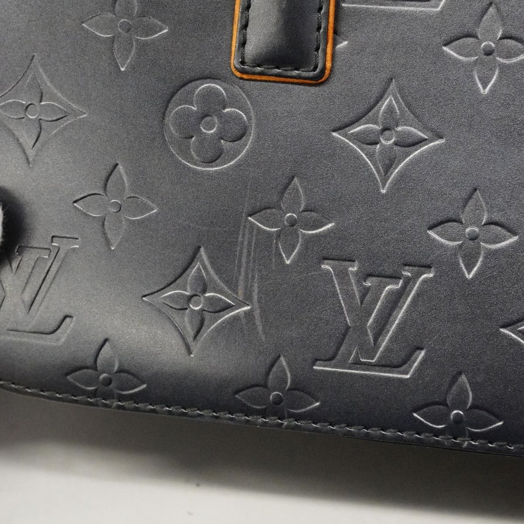 Louis Vuitton Handbag Monogram Matt Shelton Blue — view 9