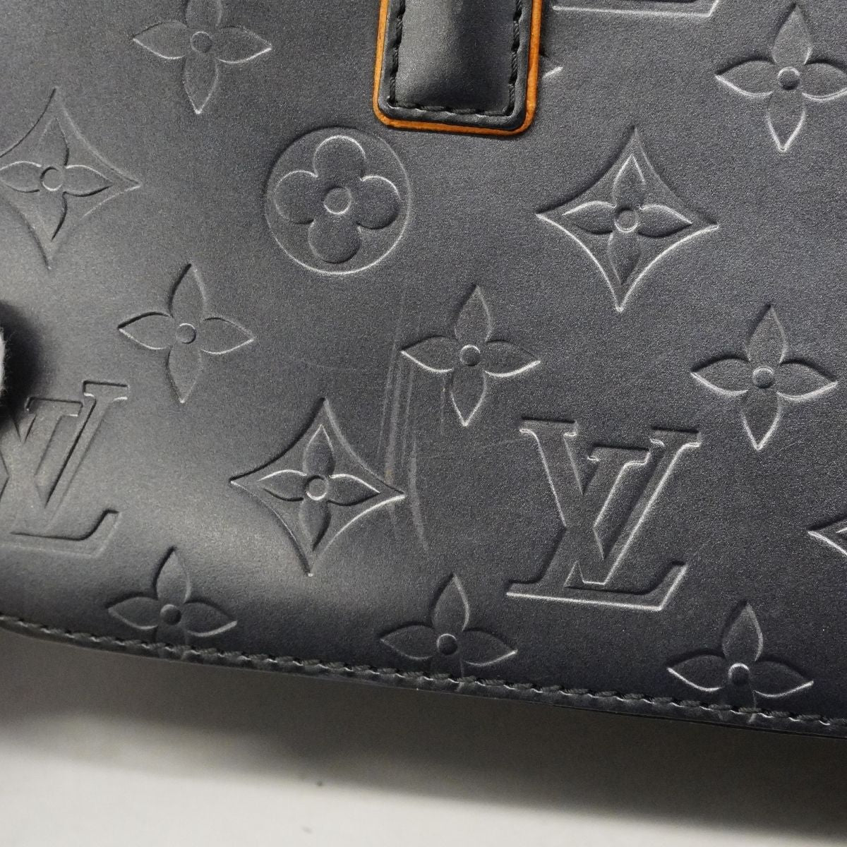 Louis Vuitton Handbag Monogram Matt Shelton Blue — view 9