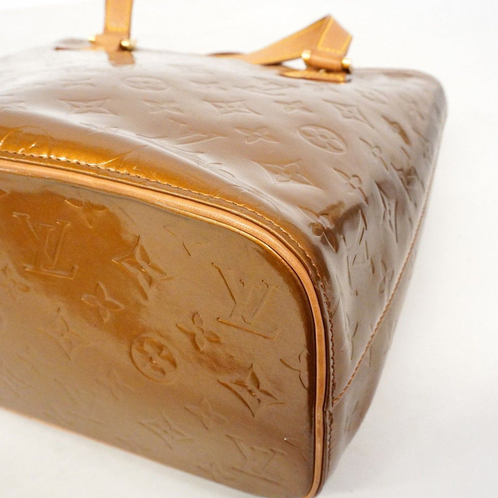 Louis Vuitton Tote Vernis Houston Blanc — view 6