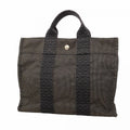 Hermes Handbag Her Line PM Canvas Gray Silver